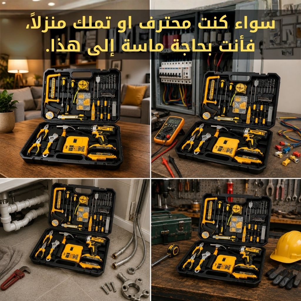 طقم المثقاب والأدوات اللاسلكي Dewalt