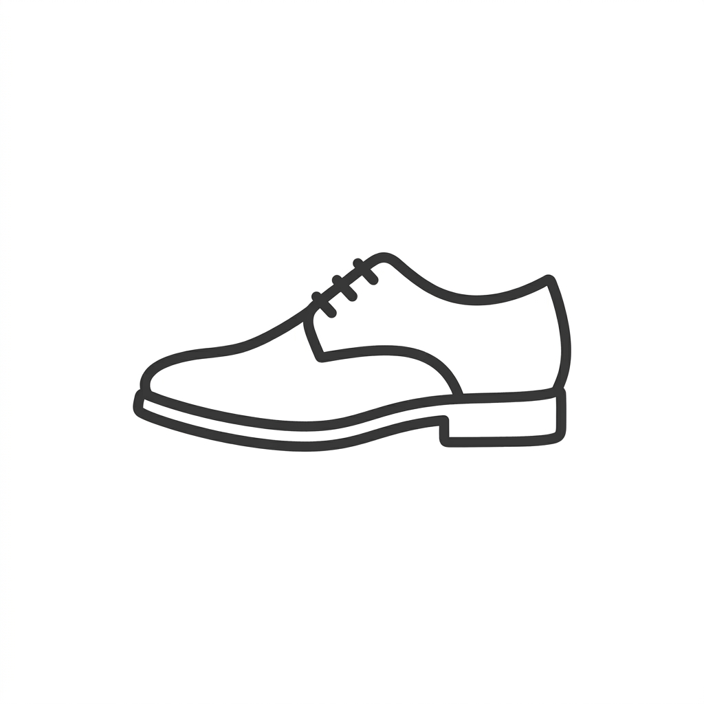 Pictogramme chaussure en cuir