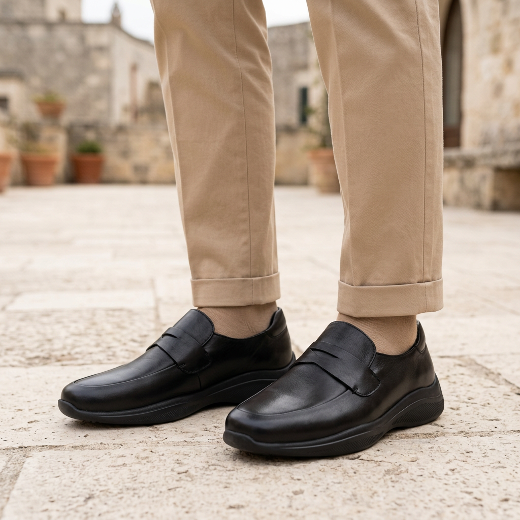 Pradelle portées avec un chino